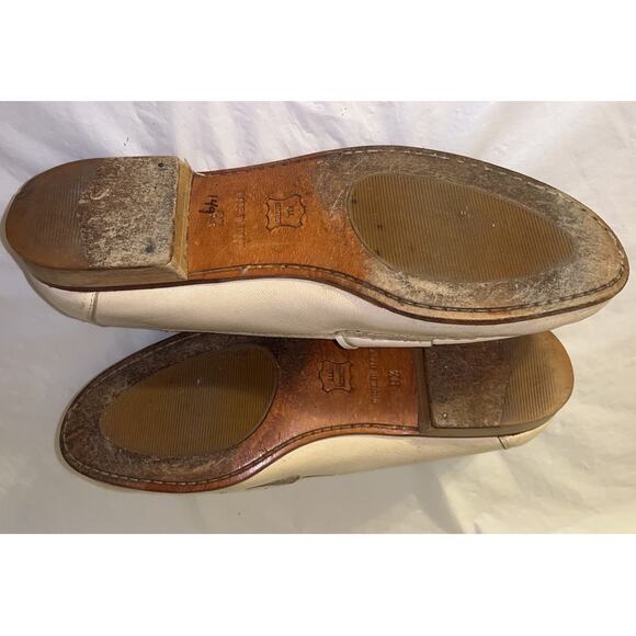 Church\'s Prima Classe Handmade All Leather Cream Shoes Made in Italy - Size 9.5 main image 11